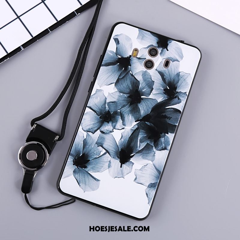 Huawei Mate 10 Hoesje Bloemen Roze Mobiele Telefoon Siliconen Hanger Kopen