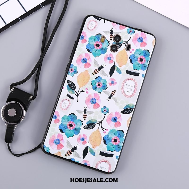 Huawei Mate 10 Hoesje Bloemen Roze Mobiele Telefoon Siliconen Hanger Kopen