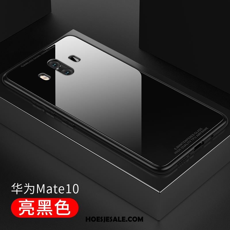 Huawei Mate 10 Hoesje Hard Glas Mobiele Telefoon Trend Wit Goedkoop