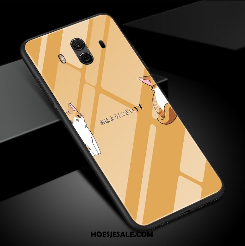 Huawei Mate 10 Hoesje Hoes Glas Zacht Spotprent Mobiele Telefoon Sale