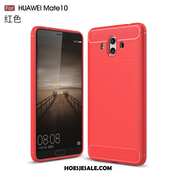 Huawei Mate 10 Hoesje Hoes Mobiele Telefoon Siliconen Anti-fall Grijs Goedkoop