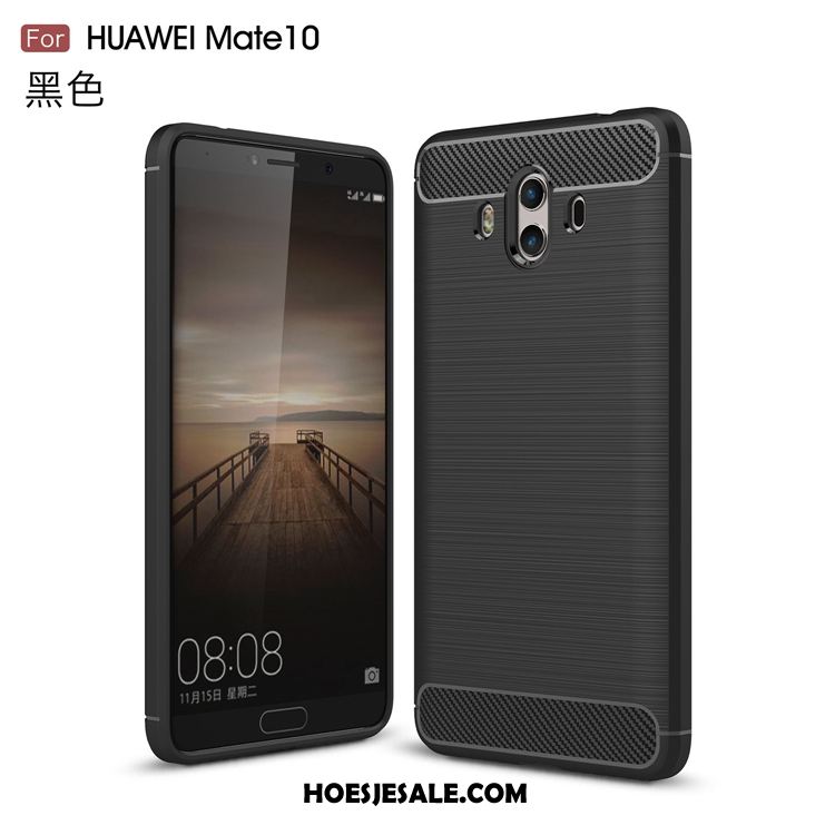 Huawei Mate 10 Hoesje Hoes Mobiele Telefoon Siliconen Anti-fall Grijs Goedkoop