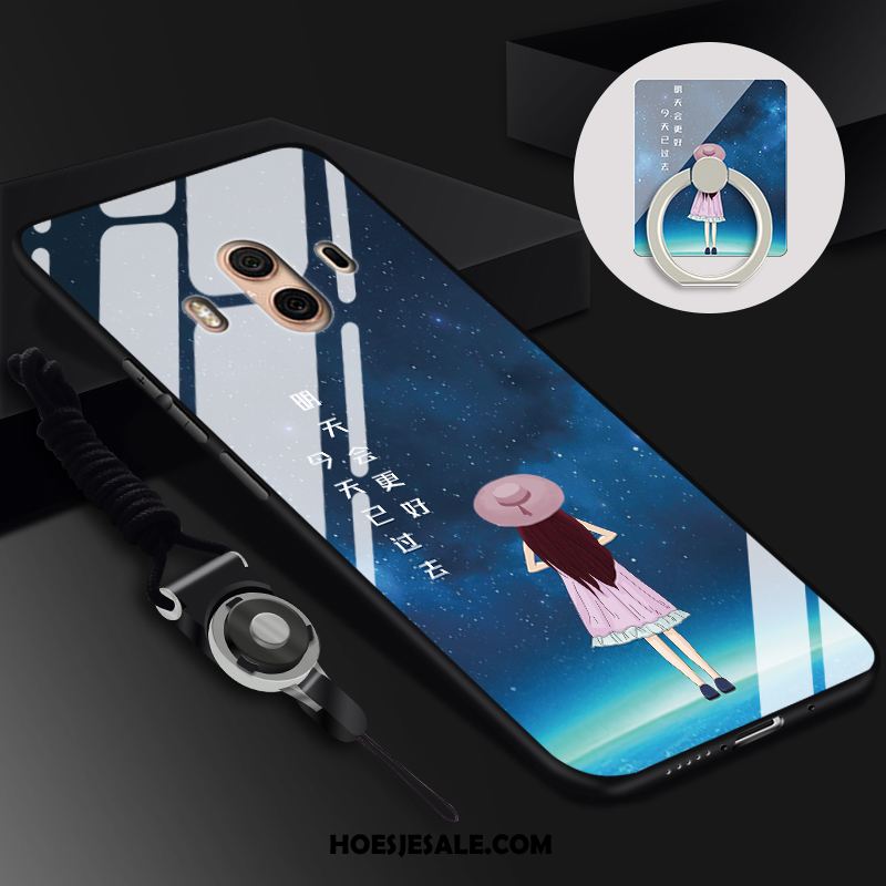 Huawei Mate 10 Hoesje Hoes Spiegel Blauw Glas Anti-fall Kopen