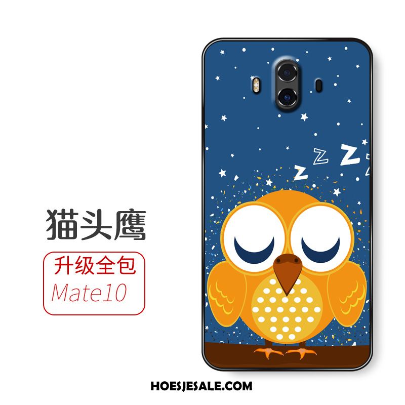 Huawei Mate 10 Hoesje Mobiele Telefoon Zacht Hanger Geel Anti-fall Sale