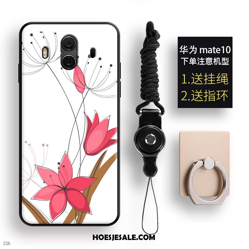 Huawei Mate 10 Hoesje Mobiele Telefoon Zacht Wit All Inclusive Opknoping Nek Kopen