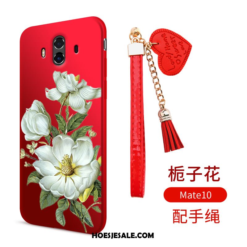 Huawei Mate 10 Hoesje Trend Rood Mobiele Telefoon All Inclusive Anti-fall Goedkoop