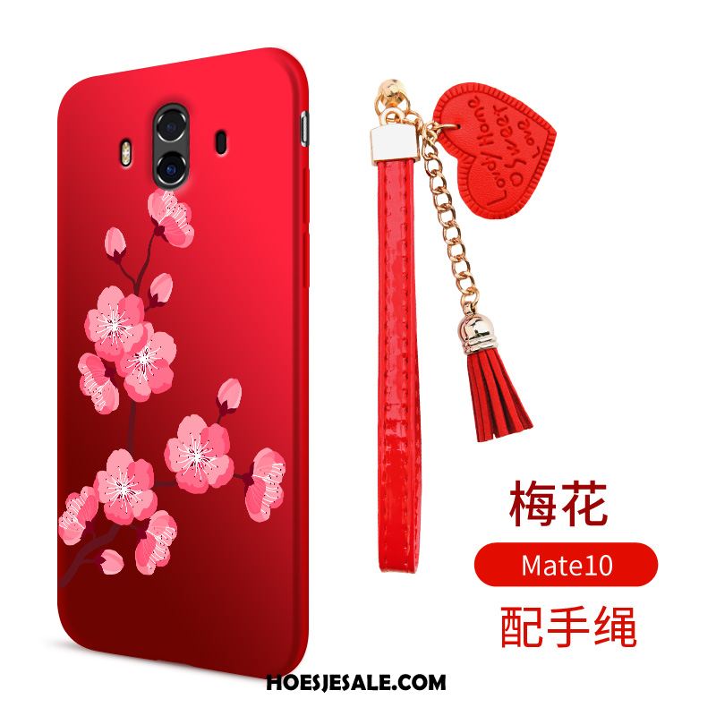 Huawei Mate 10 Hoesje Trend Rood Mobiele Telefoon All Inclusive Anti-fall Goedkoop