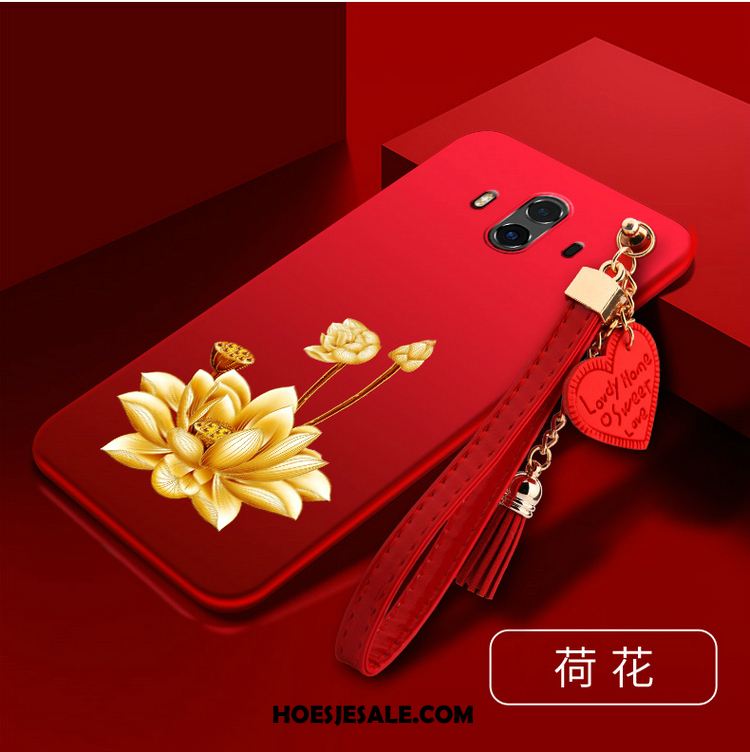 Huawei Mate 10 Hoesje Trend Rood Mobiele Telefoon All Inclusive Anti-fall Goedkoop