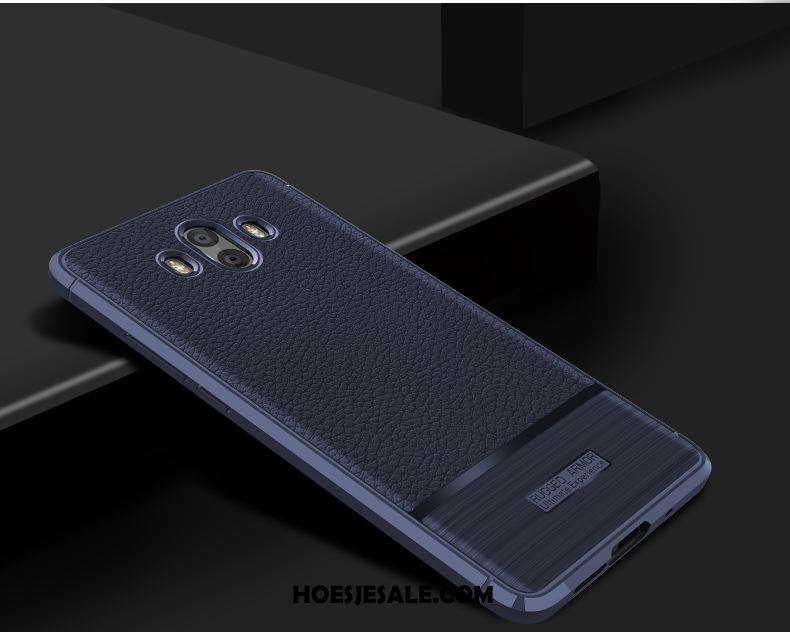 Huawei Mate 10 Hoesje Zwart Zacht Leer Mobiele Telefoon Bescherming Hoes Korting
