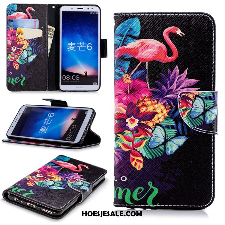 Huawei Mate 10 Lite Hoesje All Inclusive Mobiele Telefoon Leren Etui Anti-fall Siliconen Korting