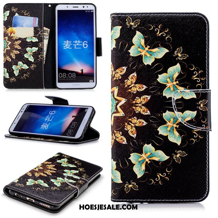 Huawei Mate 10 Lite Hoesje All Inclusive Mobiele Telefoon Leren Etui Anti-fall Siliconen Korting