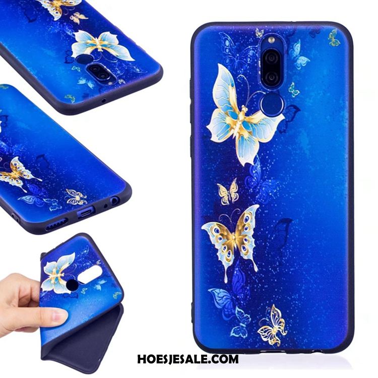 Huawei Mate 10 Lite Hoesje Anti-fall Mobiele Telefoon Blauw Zacht Geschilderd Kopen