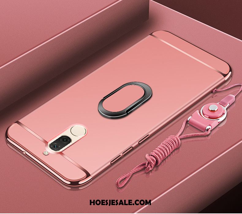 Huawei Mate 10 Lite Hoesje Hemming Mobiele Telefoon Hoes Rood Bescherming Goedkoop