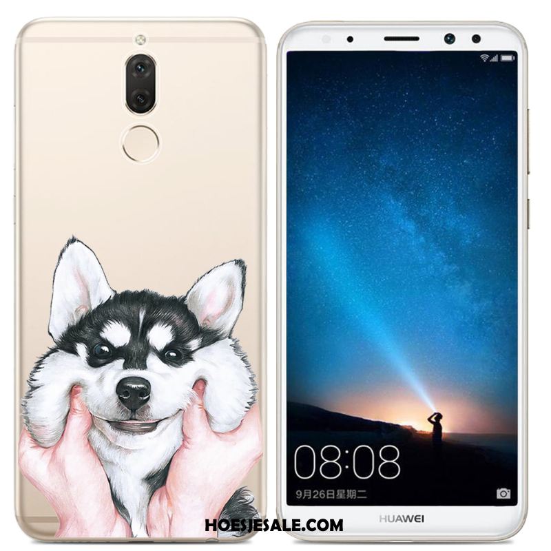 Huawei Mate 10 Lite Hoesje Hoes Scheppend Trend Geel Mobiele Telefoon Kopen