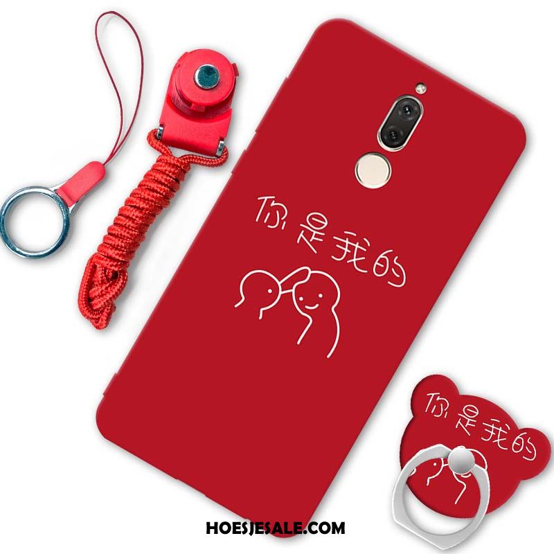 Huawei Mate 10 Lite Hoesje Hoes Wit Zacht Hanger Mobiele Telefoon Sale