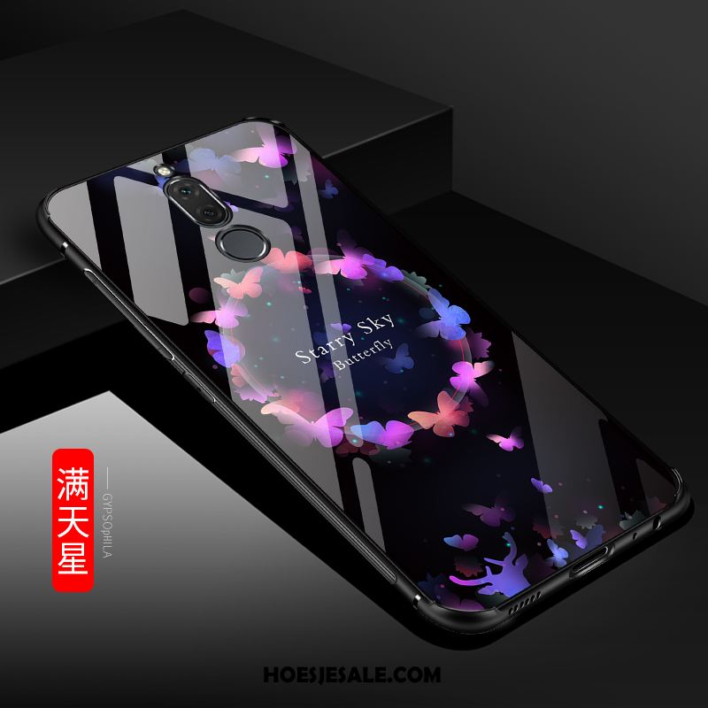 Huawei Mate 10 Lite Hoesje Hoes Zwart Zacht Bescherming Glas Sale