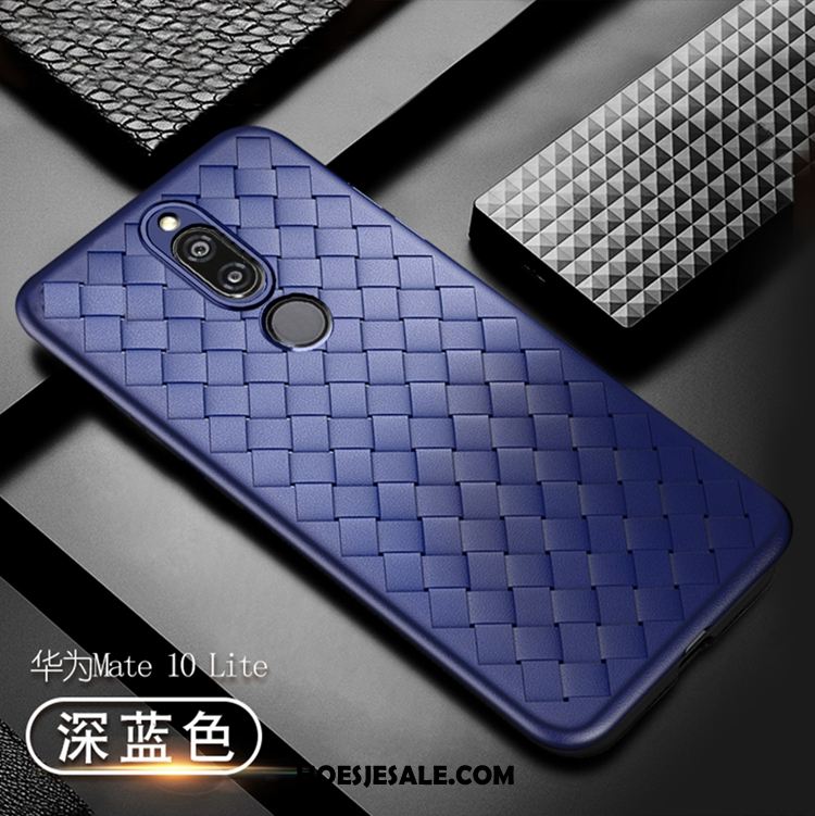 Huawei Mate 10 Lite Hoesje Mobiele Telefoon Zacht Donkerblauw All Inclusive Hoes Sale