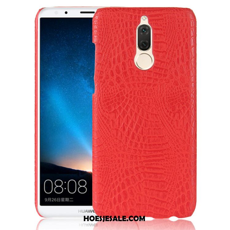 Huawei Mate 10 Lite Hoesje Wit Leer Bescherming Hoes Mobiele Telefoon Online