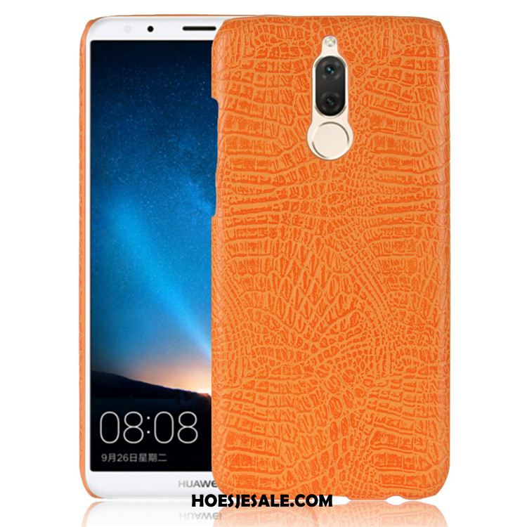 Huawei Mate 10 Lite Hoesje Wit Leer Bescherming Hoes Mobiele Telefoon Online