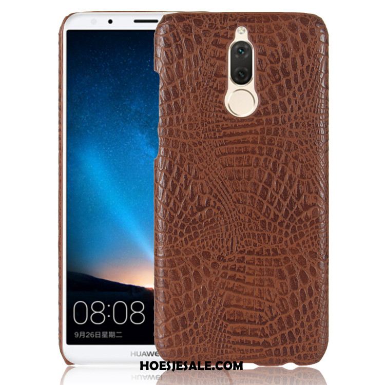 Huawei Mate 10 Lite Hoesje Wit Leer Bescherming Hoes Mobiele Telefoon Online