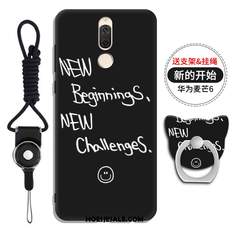 Huawei Mate 10 Lite Hoesje Zacht Hoes Mobiele Telefoon Rood Persoonlijk Korting
