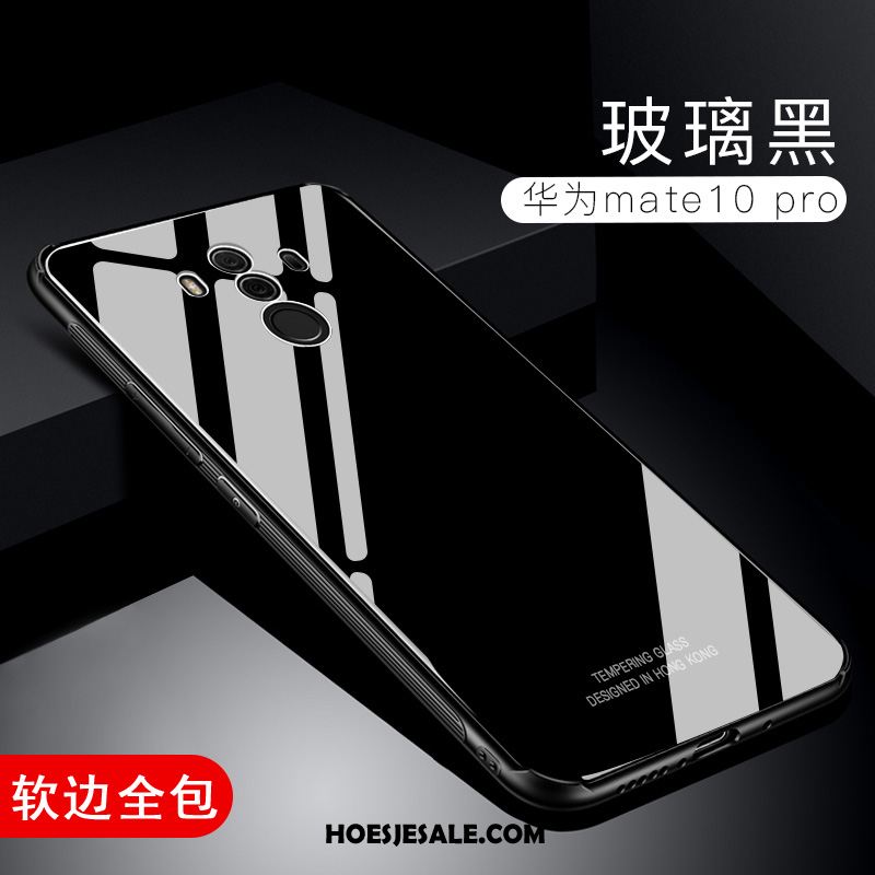 Huawei Mate 10 Pro Hoesje Eenvoudige Glas Roze Anti-fall Hoes Aanbiedingen