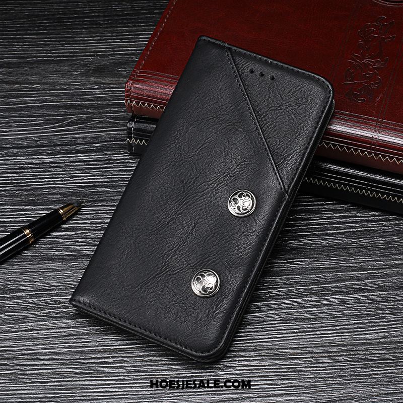 Huawei Mate 10 Pro Hoesje Hoes Anti-fall Bescherming Leren Etui Vintage Korting