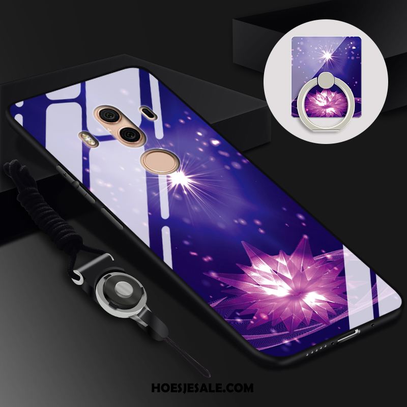 Huawei Mate 10 Pro Hoesje Hoes Purper All Inclusive Mobiele Telefoon Ondersteuning Goedkoop