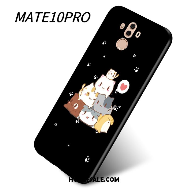 Huawei Mate 10 Pro Hoesje Mobiele Telefoon Zwart Zacht Hoes Schrobben Online
