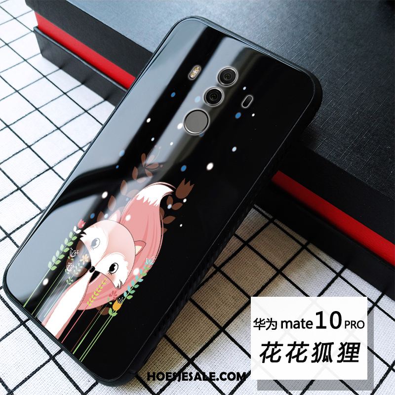 Huawei Mate 10 Pro Hoesje Mooie Anti-fall Chinese Stijl Zacht Glas Aanbiedingen