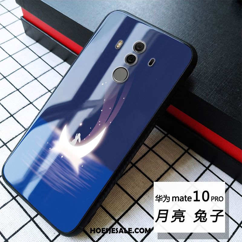 Huawei Mate 10 Pro Hoesje Mooie Anti-fall Chinese Stijl Zacht Glas Aanbiedingen