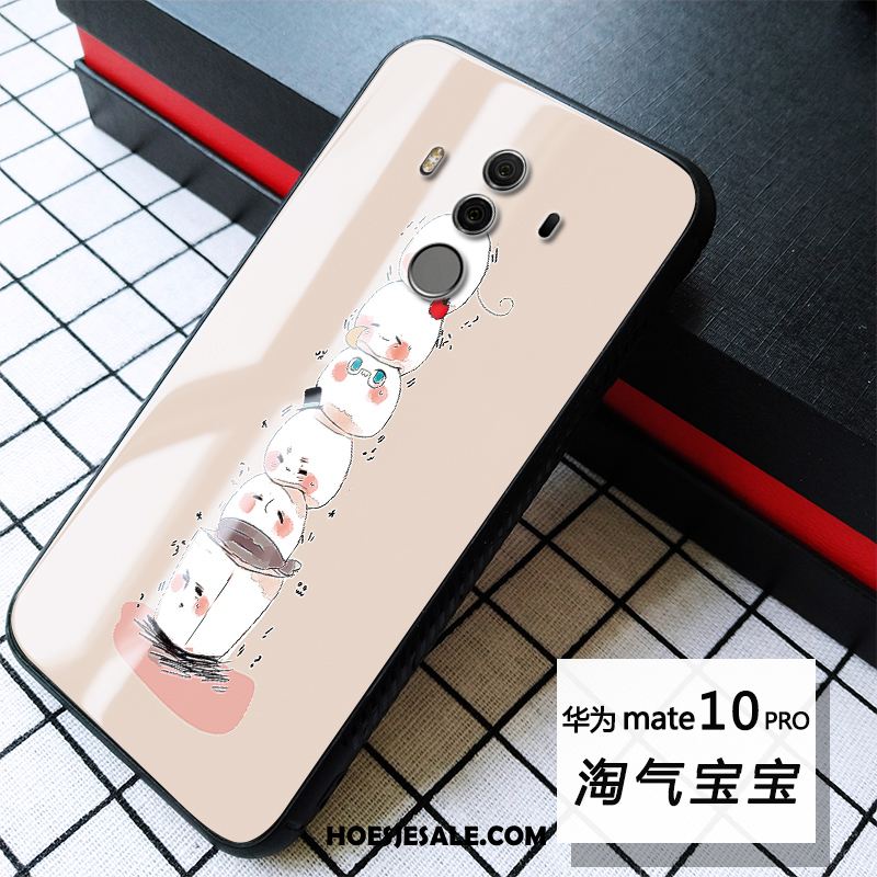 Huawei Mate 10 Pro Hoesje Mooie Anti-fall Chinese Stijl Zacht Glas Aanbiedingen