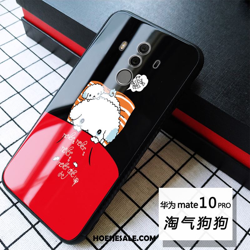 Huawei Mate 10 Pro Hoesje Mooie Anti-fall Chinese Stijl Zacht Glas Aanbiedingen