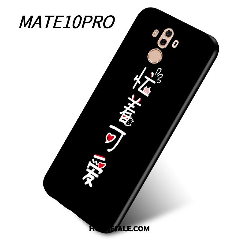 Huawei Mate 10 Pro Hoesje Siliconen Mobiele Telefoon Zwart Anti-fall Persoonlijk Goedkoop
