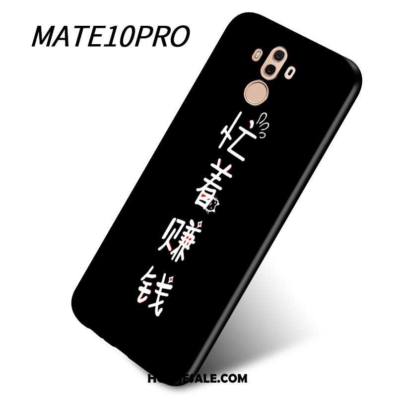 Huawei Mate 10 Pro Hoesje Siliconen Mobiele Telefoon Zwart Anti-fall Persoonlijk Goedkoop