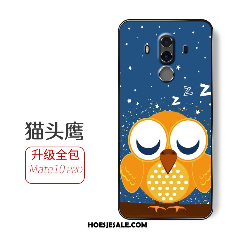 Huawei Mate 10 Pro Hoesje Zacht Mobiele Telefoon Hanger Blauw Anti-fall Goedkoop