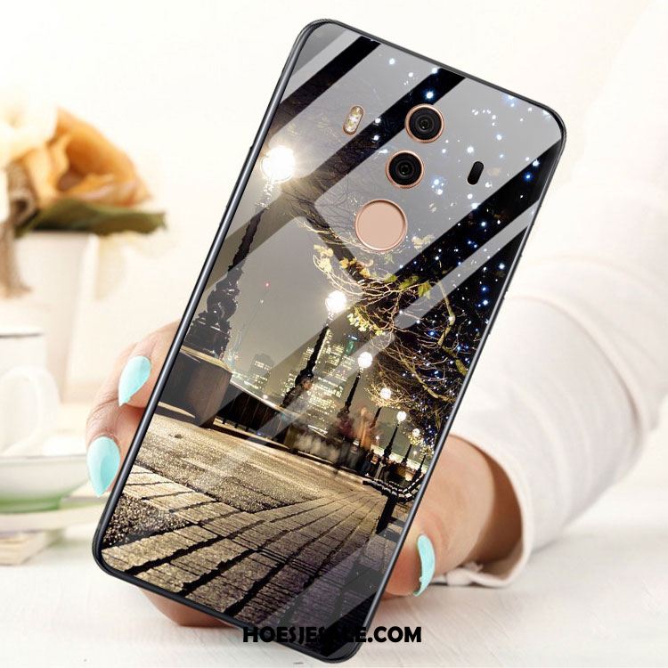 Huawei Mate 10 Pro Hoesje Zwart Anti-fall Zacht Glas Mobiele Telefoon Sale