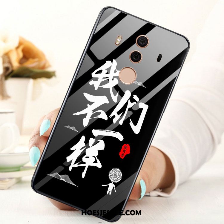 Huawei Mate 10 Pro Hoesje Zwart Anti-fall Zacht Glas Mobiele Telefoon Sale