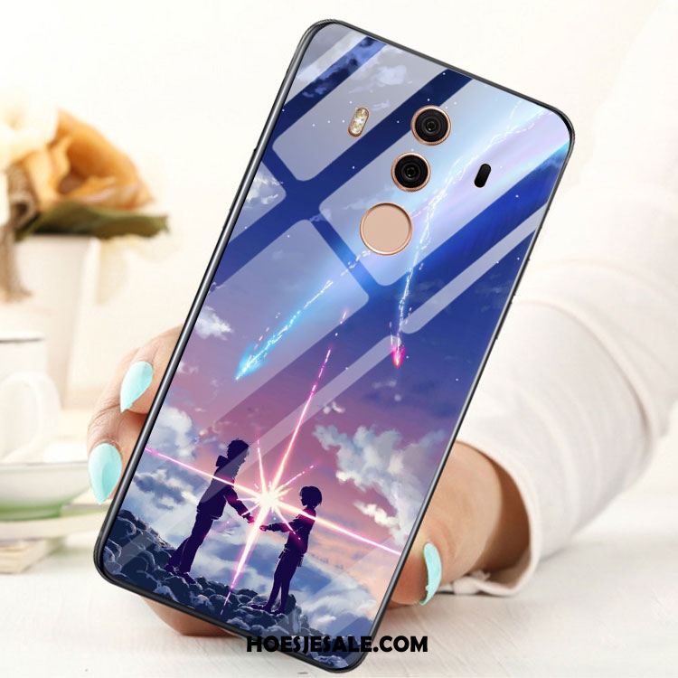 Huawei Mate 10 Pro Hoesje Zwart Anti-fall Zacht Glas Mobiele Telefoon Sale