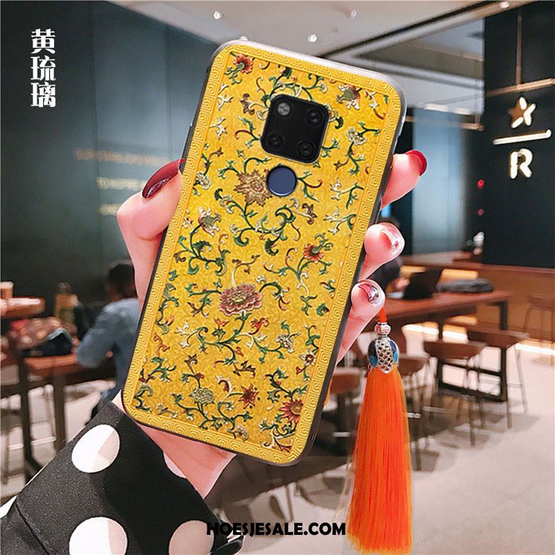 Huawei Mate 20 Hoesje All Inclusive Kwasten Scheppend Vintage Mode Sale