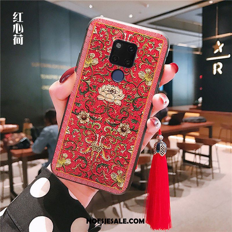 Huawei Mate 20 Hoesje All Inclusive Kwasten Scheppend Vintage Mode Sale