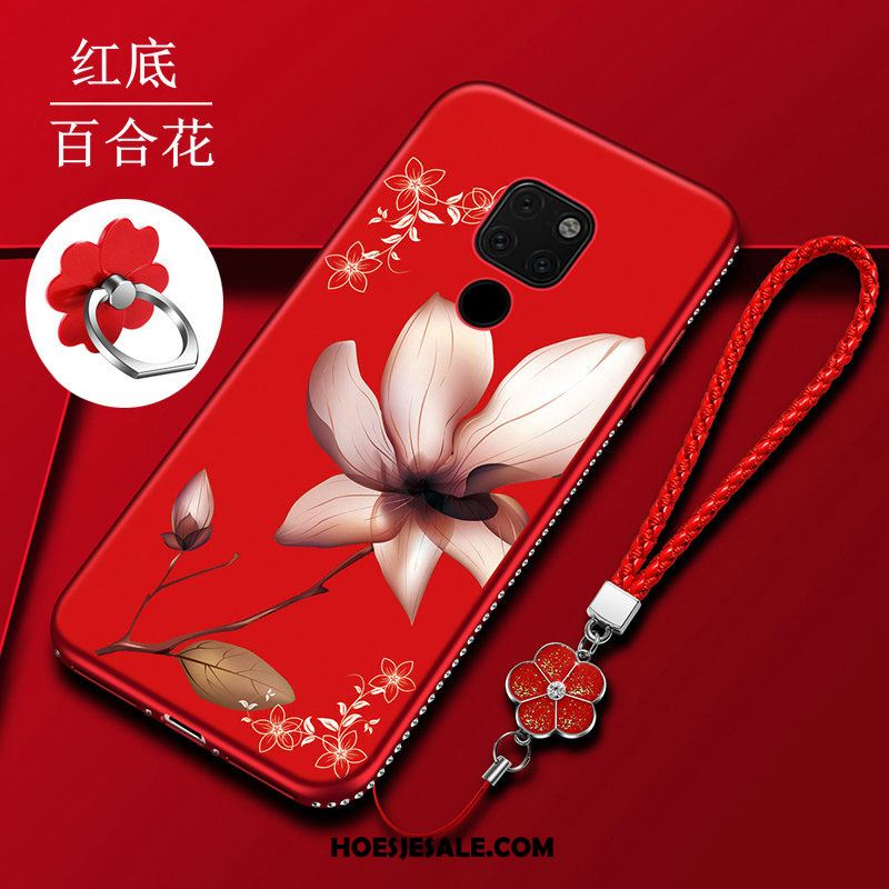 Huawei Mate 20 Hoesje All Inclusive Trend Rood Anti-fall Bescherming Online