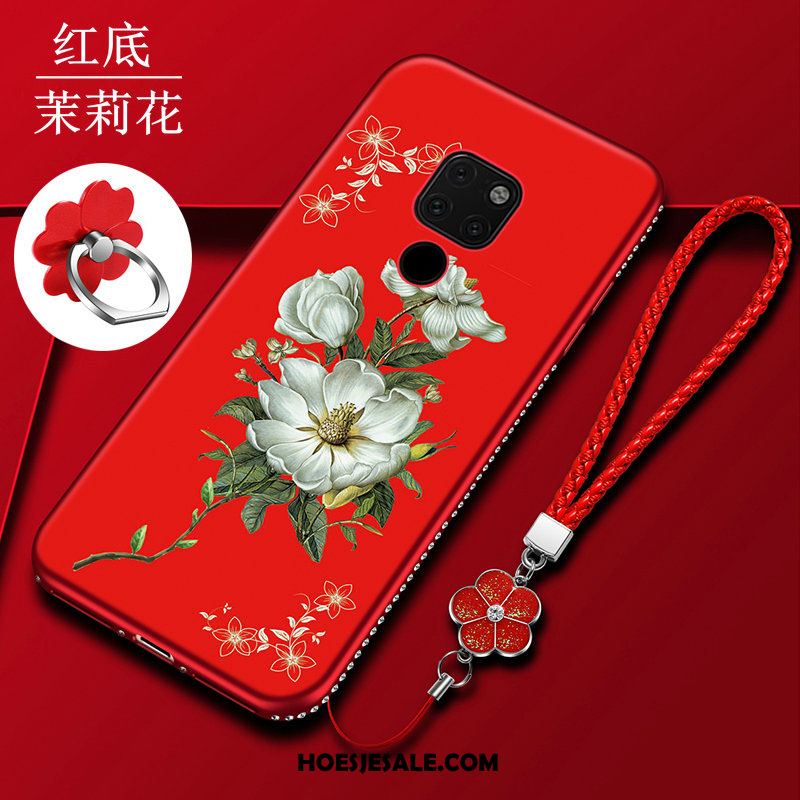 Huawei Mate 20 Hoesje All Inclusive Trend Rood Anti-fall Bescherming Online