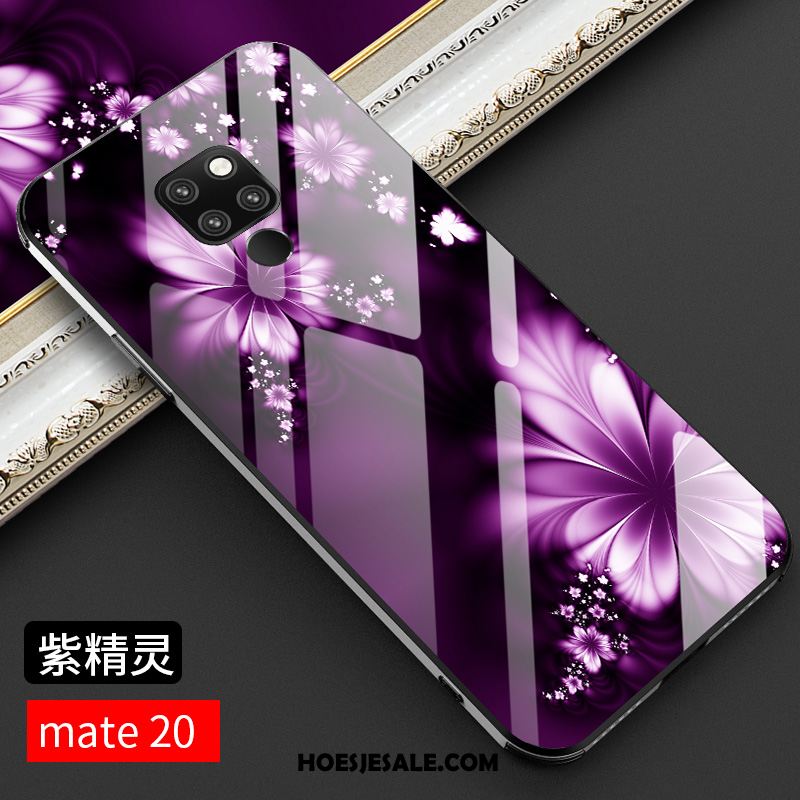 Huawei Mate 20 Hoesje Chinese Stijl Scheppend Glas Nieuw Anti-fall Korting