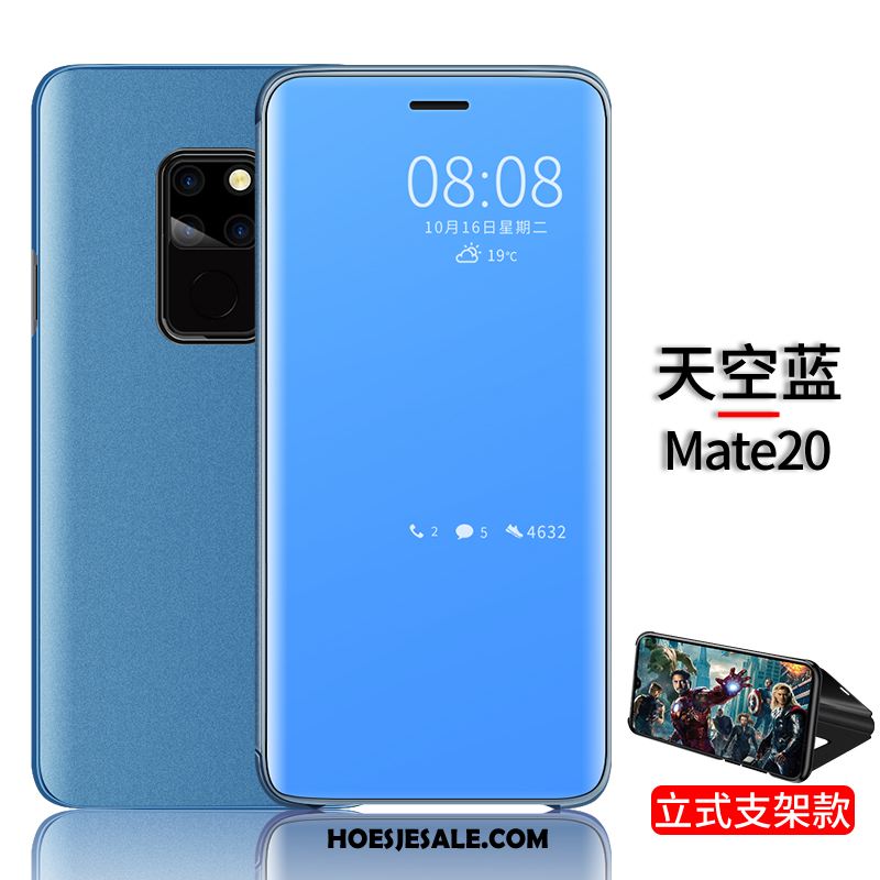 Huawei Mate 20 Hoesje Dun All Inclusive Bescherming Net Red Anti-fall Goedkoop