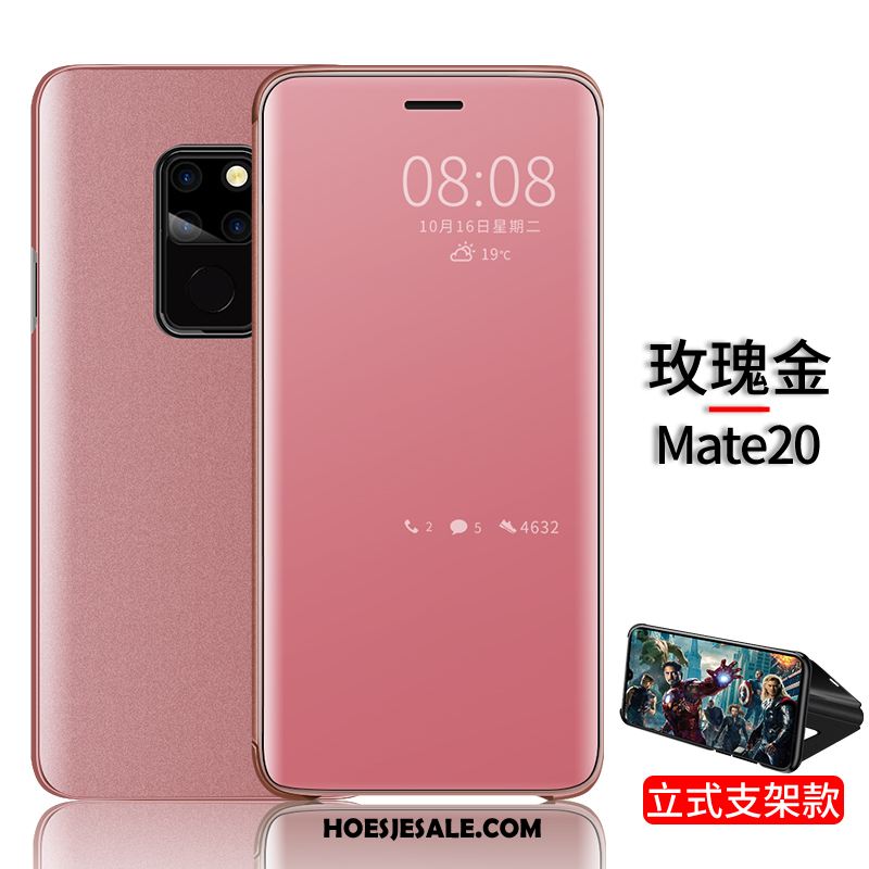 Huawei Mate 20 Hoesje Dun All Inclusive Bescherming Net Red Anti-fall Goedkoop