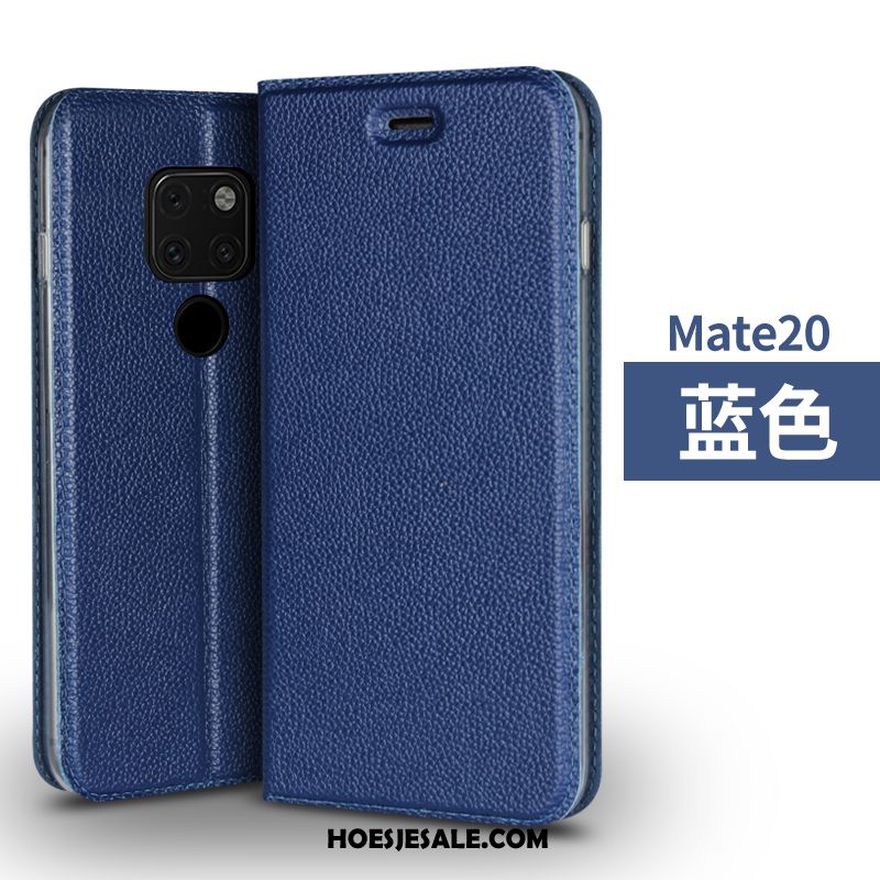 Huawei Mate 20 Hoesje Echt Leer Dun All Inclusive Mobiele Telefoon High End Kopen