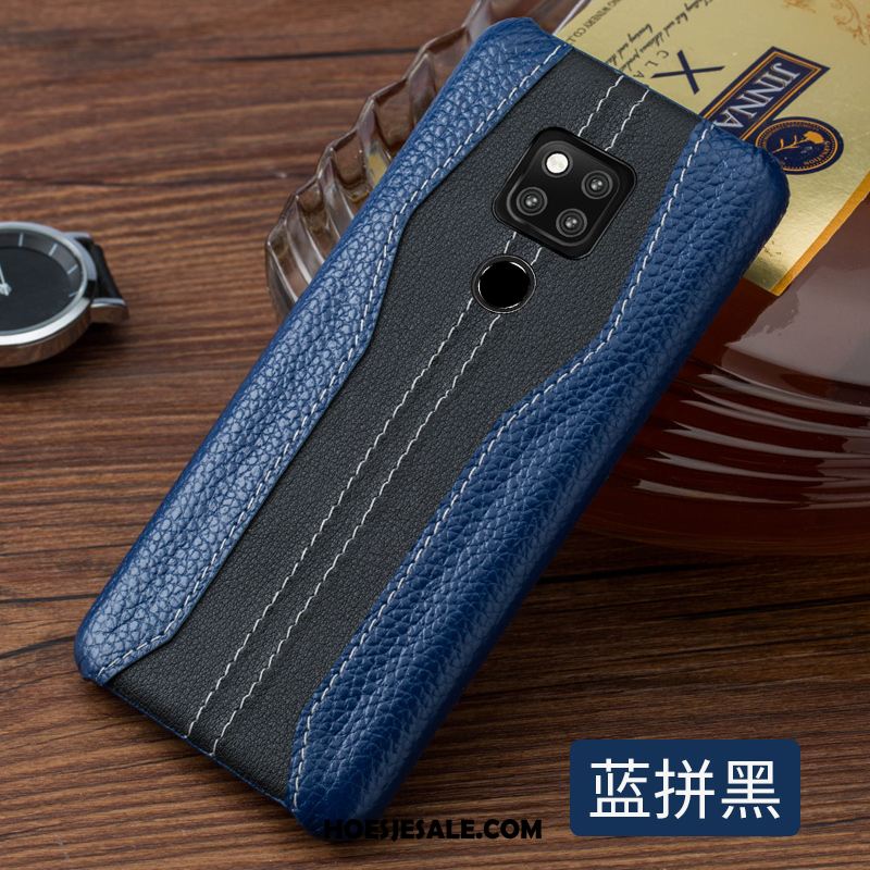 Huawei Mate 20 Hoesje Persoonlijk Siliconen Dun Trendy Merk Leren Etui Goedkoop