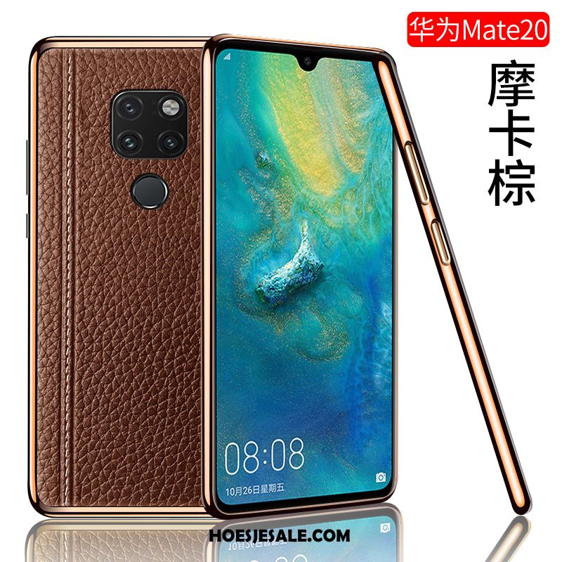 Huawei Mate 20 Hoesje Trendy Merk Persoonlijk Nieuw Leren Etui Scheppend Kopen