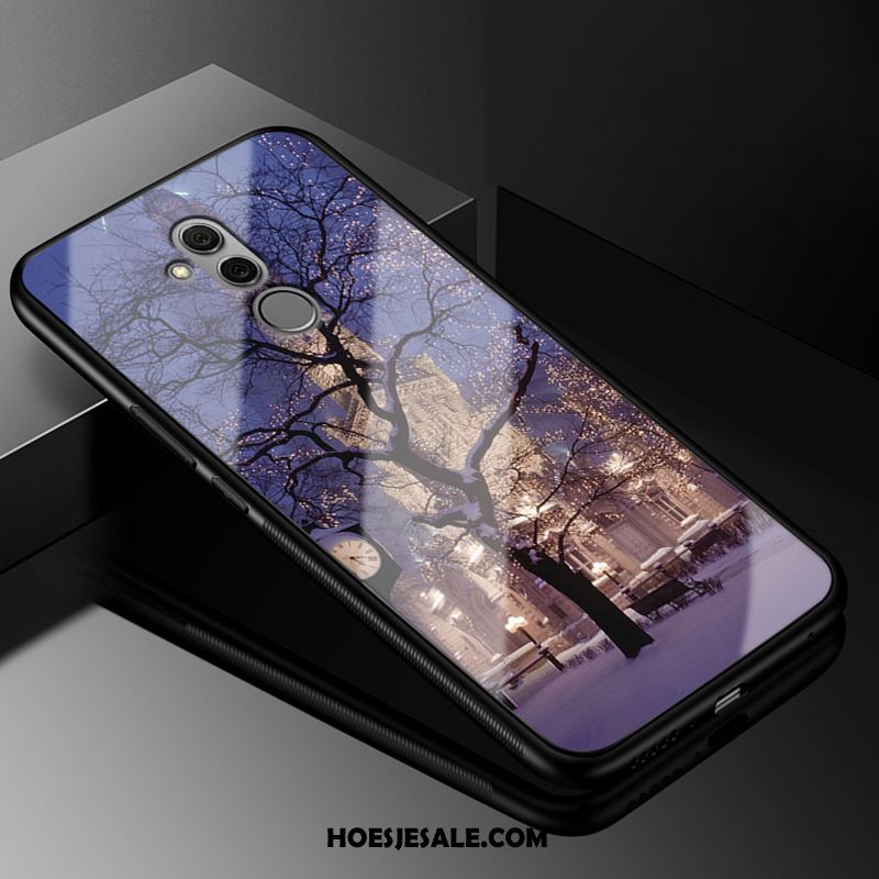 Huawei Mate 20 Lite Hoesje Bescherming Mobiele Telefoon Blauw Scheppend Anti-fall Winkel